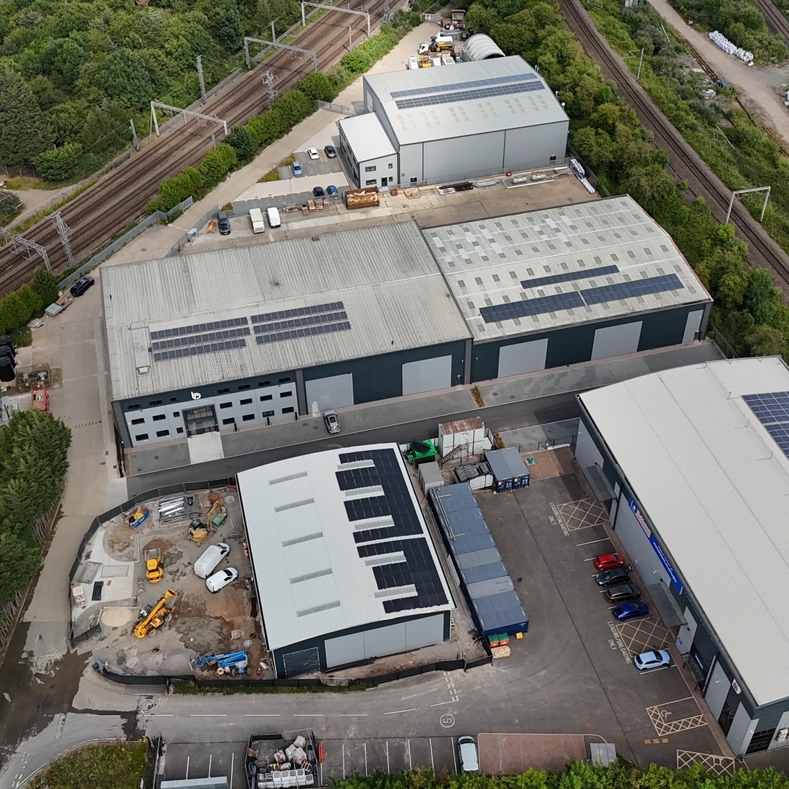 Parkfield Business Park Rugby Drone 2